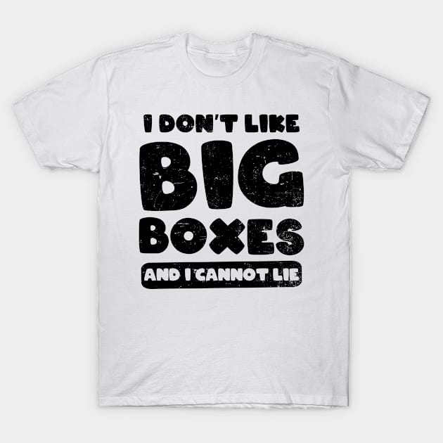 Postman Shirt | I Don't Like Big Boxes T-Shirt by Gawkclothing